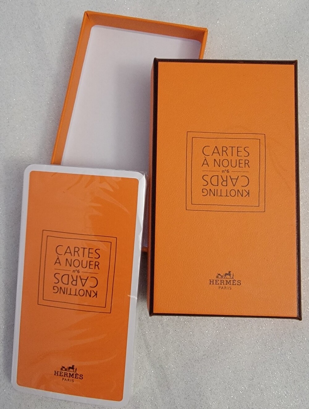 NEW HERMES Knotting Cards in Box
